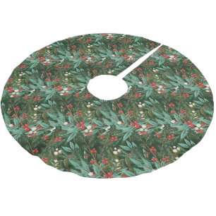 Jupon De Sapin En Polyester Brossé Enchanter Classic Élégance Noël