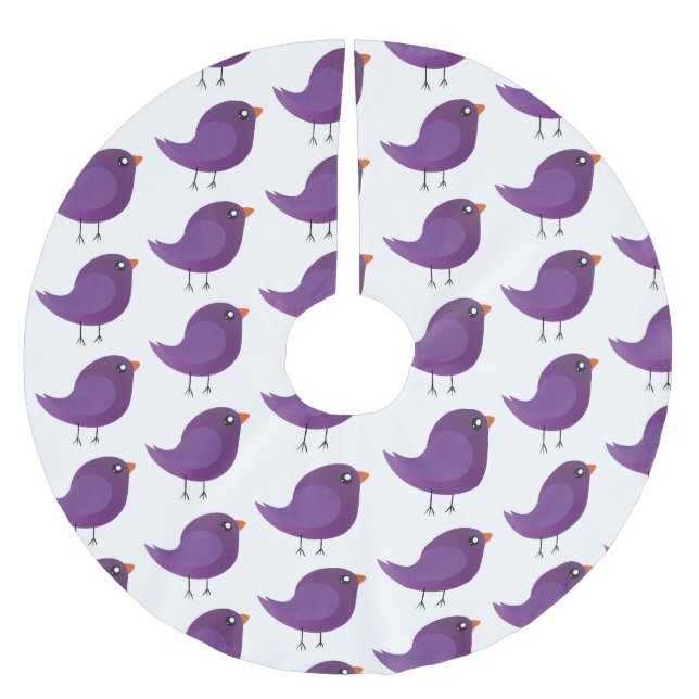Jupon De Sapin En Polyester Brossé Enfants mignonette birdy (Devant)