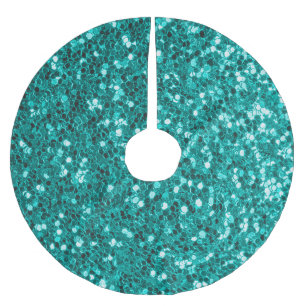 Jupon De Sapin En Polyester Brossé Épercées turquoise : Bright Close Up Foundation