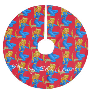 Jupon De Sapin En Polyester Brossé Épinglette à pistolet à bille de la fille Thund