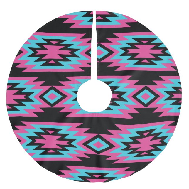 Jupon De Sapin En Polyester Brossé Ethnic American Indian : Motifs aztèques. (Devant)