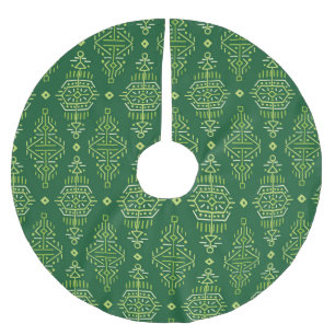 Jupon De Sapin En Polyester Brossé Ethnique Bohème : Tribal Créatif Sans Couture.