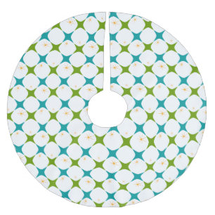 Jupon De Sapin En Polyester Brossé Étoiles de diamant