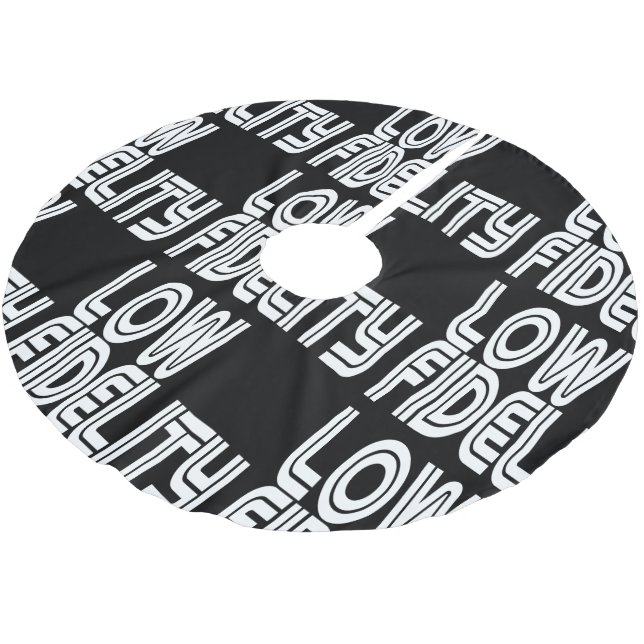 Jupon De Sapin En Polyester Brossé Faible fidélité (Angle)