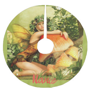 Jupon De Sapin En Polyester Brossé Fée des champignons Thunder_Cove