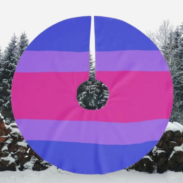 Jupon De Sapin En Polyester Brossé Fête de la Fierté Bi (Créateur téléchargé)