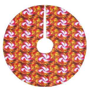 Jupon De Sapin En Polyester Brossé Fêtes de Noël