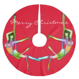 Jupon De Sapin En Polyester Brossé Fitness aérienne Yoga Thunder_Cove