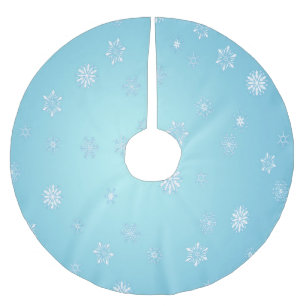 Jupon De Sapin En Polyester Brossé Flèche blanche