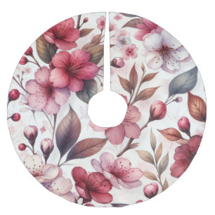 Jupon De Sapin En Polyester Brossé Fleur de Cerisier