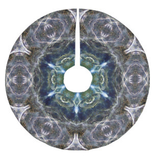 Jupon De Sapin En Polyester Brossé Folk Mandala