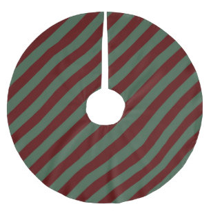 Jupon De Sapin En Polyester Brossé Frappes de Noël