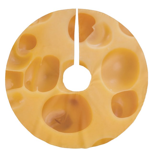 Jupon De Sapin En Polyester Brossé Fromage isolé, belle conception (Devant)