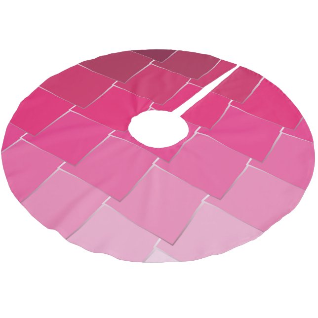 Jupon De Sapin En Polyester Brossé fuchsia 11 (Angle)