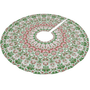 Jupon De Sapin En Polyester Brossé Funky Intricate Eclectique Bohème Hippie Noël Mand