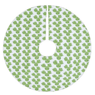Jupon De Sapin En Polyester Brossé Funny Brussels sprouts légumes caricature