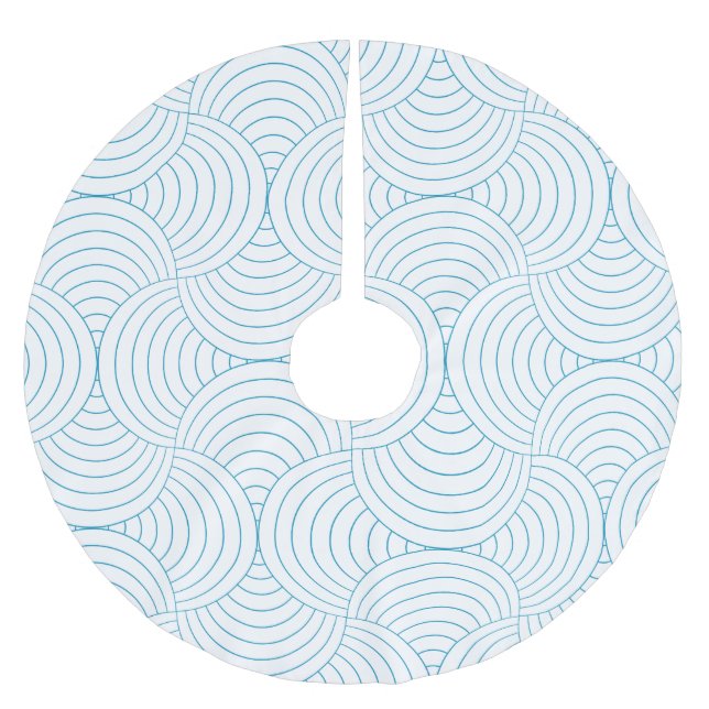 Jupon De Sapin En Polyester Brossé geometric #2 (Devant)