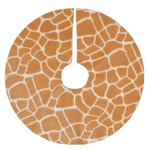 Jupon De Sapin En Polyester Brossé Giraffe Fourrure Réaliste Exotique Poster de anima