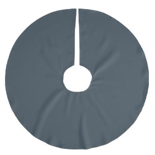 Jupon De Sapin En Polyester Brossé Gris Charbon