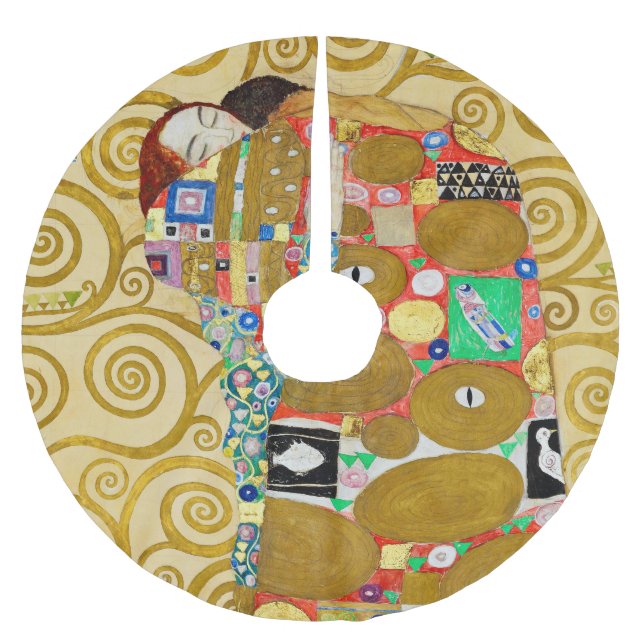 Jupon De Sapin En Polyester Brossé Gustav Klimt Exécution Nouveau Couple (Devant)