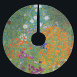 Jupon De Sapin En Polyester Brossé Gustav Klimt - Jardin des fleurs<br><div class="desc">Jardin aux fleurs - Gustav Klimt en 1905-1907</div>