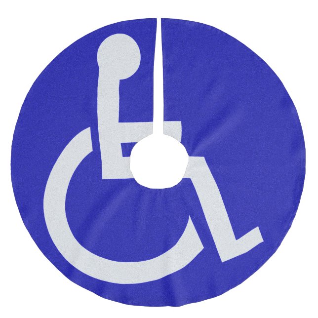 Jupon De Sapin En Polyester Brossé Handicapés handicapés (Devant)