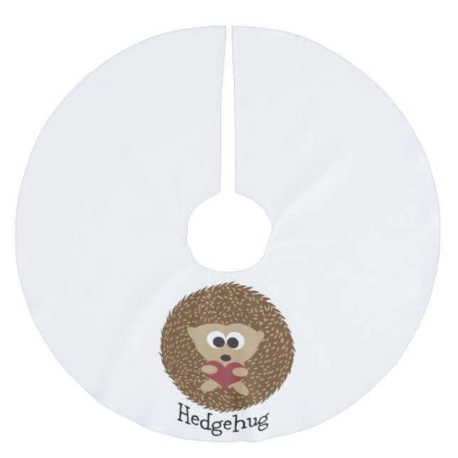 Jupon De Sapin En Polyester Brossé Hedgehug Hedgehog (Devant)