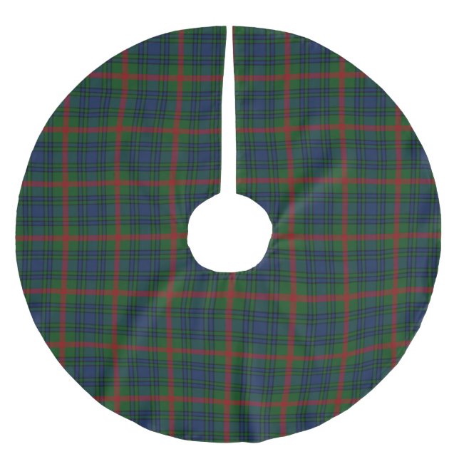 Jupon De Sapin En Polyester Brossé Housse de sapin de Noël d'Aiton (Devant)