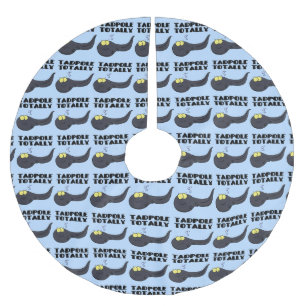 Jupon De Sapin En Polyester Brossé Illustration amusante de dessin animé en têtard