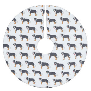 Jupon De Sapin En Polyester Brossé Illustration bernoise d'un chien de montagne