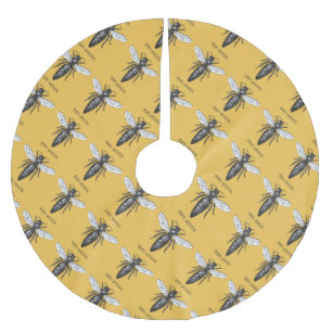 Jupon De Sapin En Polyester Brossé Illustration d'antiquité de l'insecte de la reine 