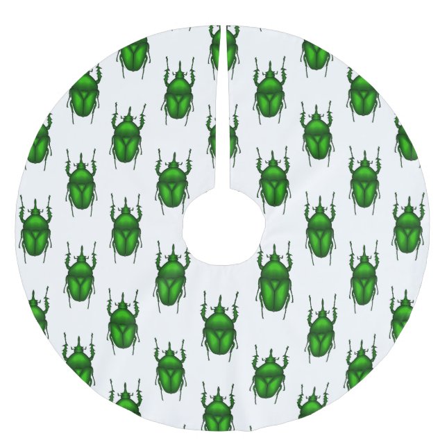 Jupon De Sapin En Polyester Brossé Illustration de bug Mecynorhina torquata (Devant)