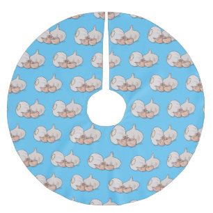 Jupon De Sapin En Polyester Brossé Illustration de dessin sur l'ail