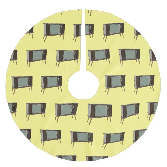 Jupon De Sapin En Polyester Brossé Illustration de dessin télévisé (Devant)