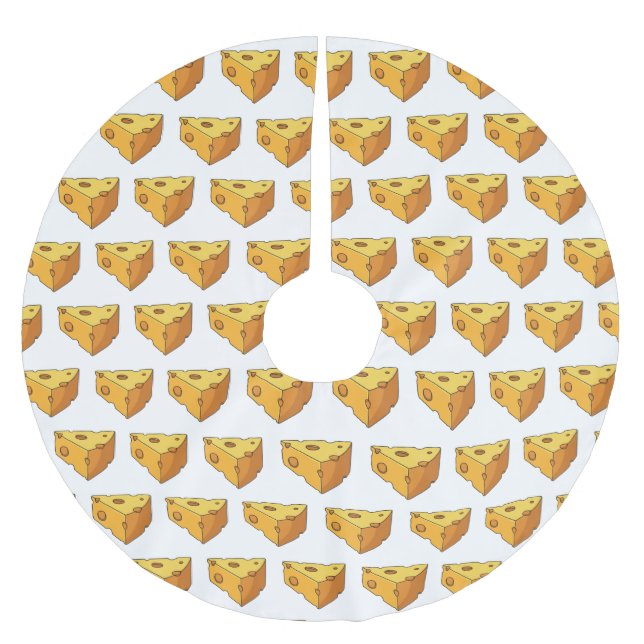 Jupon De Sapin En Polyester Brossé Illustration de fromage (Devant)