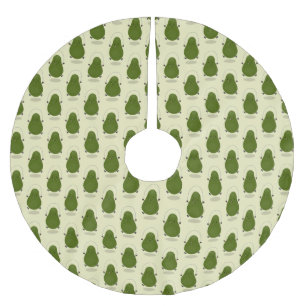 Jupon De Sapin En Polyester Brossé Illustration de la corde à sauter à l'avocat migno