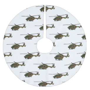 Jupon De Sapin En Polyester Brossé Illustration de l'hélicoptère de l'armée