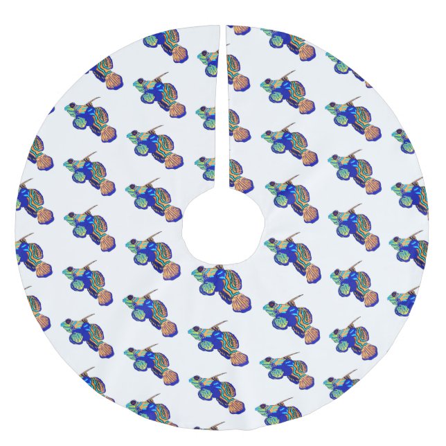 Jupon De Sapin En Polyester Brossé Illustration de Mandarinfish (Devant)