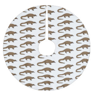 Jupon De Sapin En Polyester Brossé Illustration de pangolin à queue longue