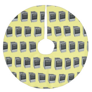 Jupon De Sapin En Polyester Brossé Illustration de poêle électrique