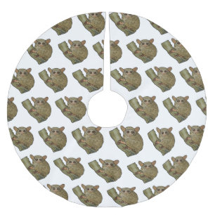 Jupon De Sapin En Polyester Brossé Illustration de Tarsier