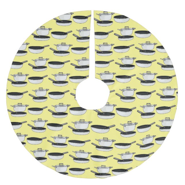 Jupon De Sapin En Polyester Brossé Illustration des jeux de cuisine (Devant)