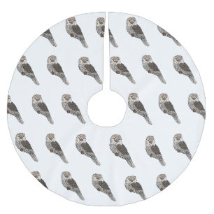 Jupon De Sapin En Polyester Brossé Illustration d'oiseau de Tawny frogmouth