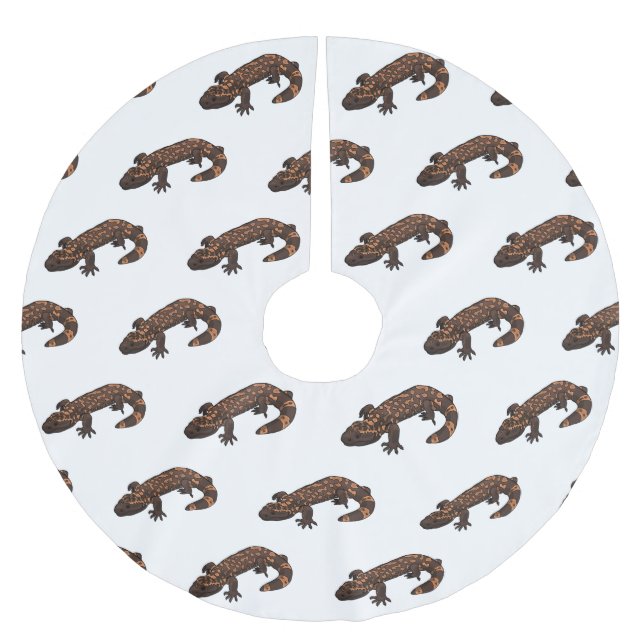 Jupon De Sapin En Polyester Brossé Illustration du monstre Gila (Devant)