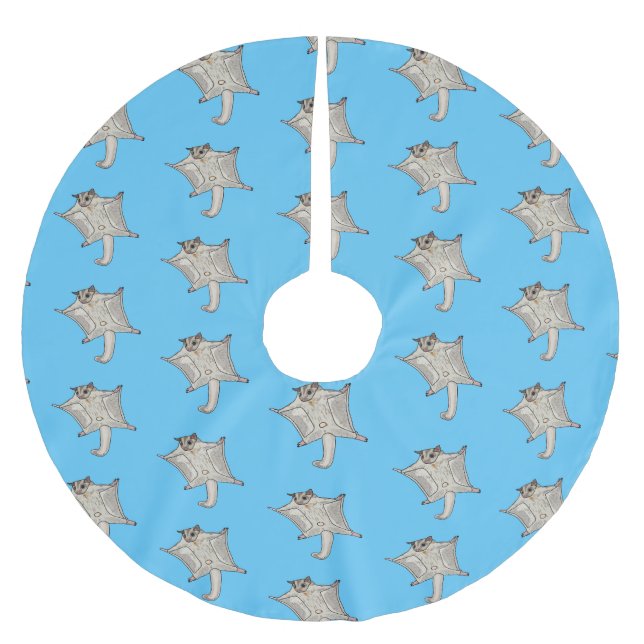 Jupon De Sapin En Polyester Brossé Illustration du planeur à sucre (Devant)
