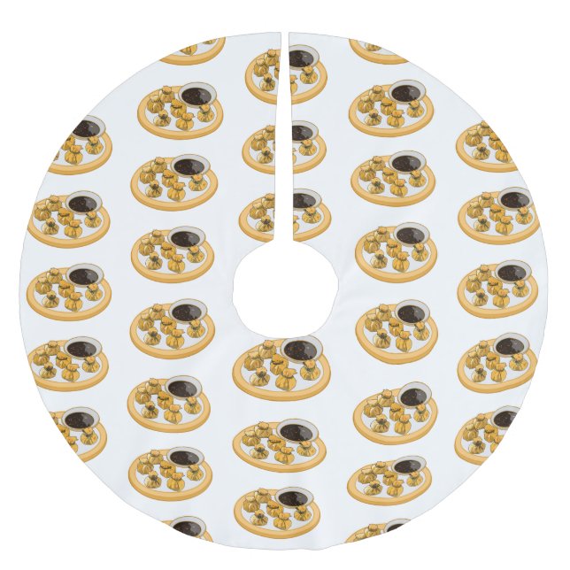 Jupon De Sapin En Polyester Brossé Illustration du porte-monnaie thaïlandais de creve (Devant)