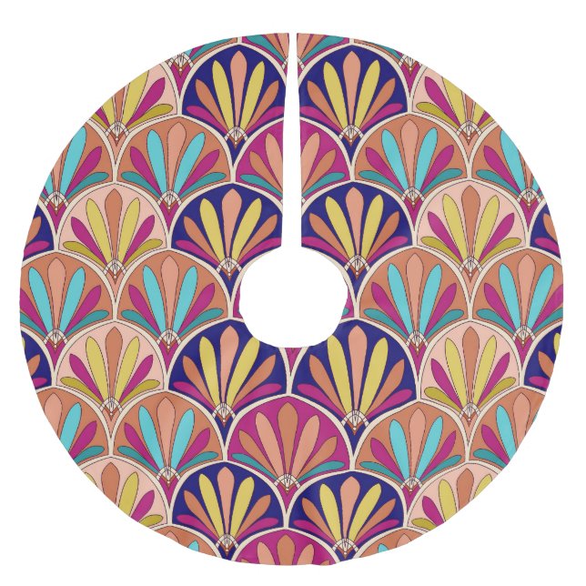 Jupon De Sapin En Polyester Brossé Illustration du textile traditionnel indien (Devant)