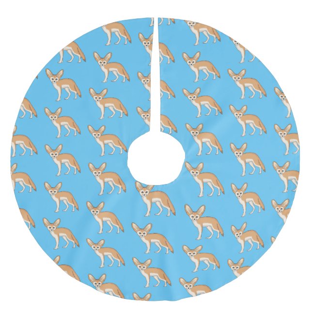 Jupon De Sapin En Polyester Brossé Illustration Fennec fox (Devant)