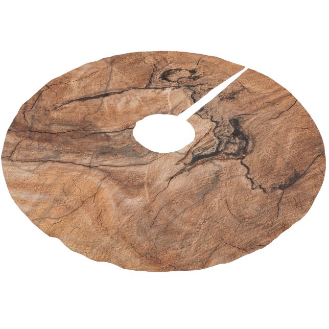 Jupon De Sapin En Polyester Brossé Imitation Bois Avec Noeuds (Angle)