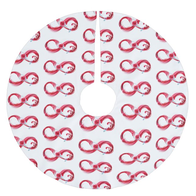 Jupon De Sapin En Polyester Brossé Infinity (Devant)